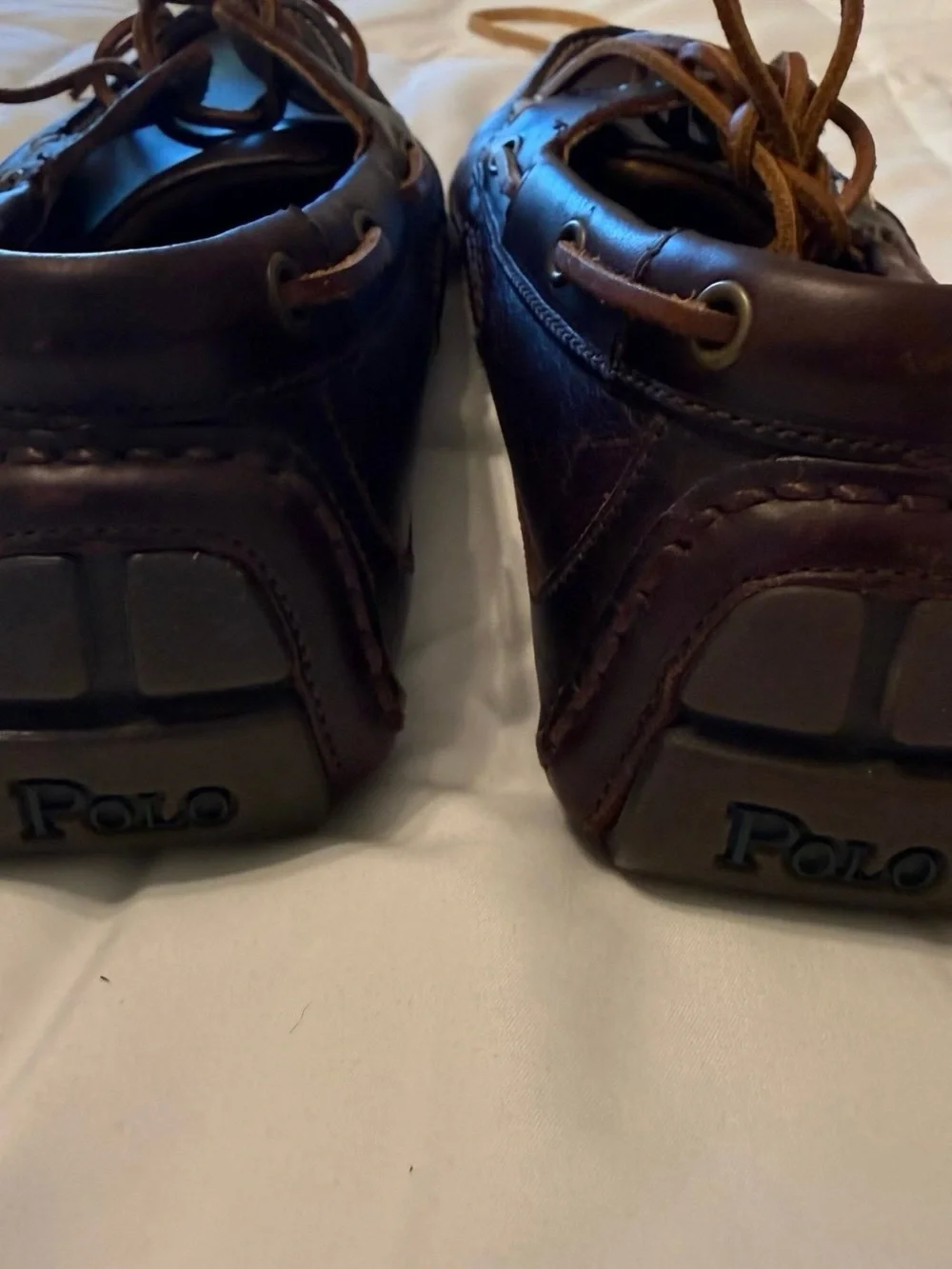 EUC Polo Ralph Lauren Roderick Driver Slip On Loafer Size 12 Authentic  Brown